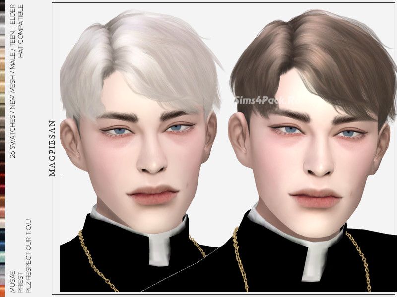 Мужская прическа "Priest Hair"