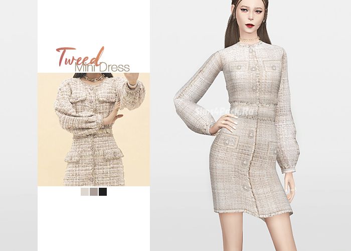 Платье "Tweed Mini Dress"