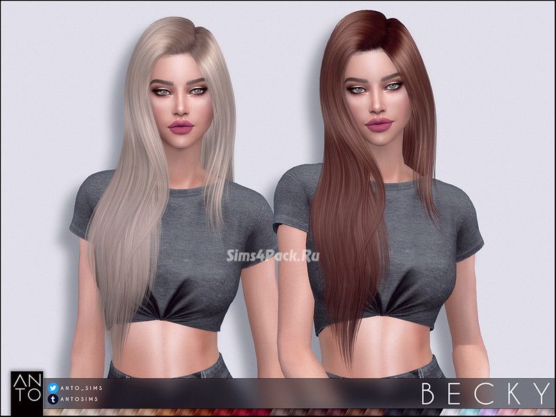Женская прическа "Becky"