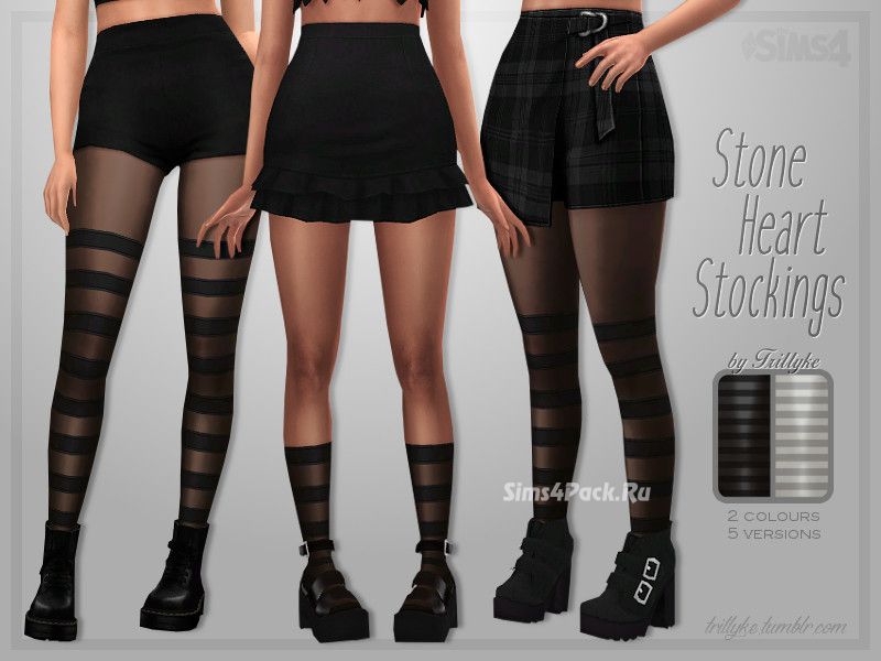 Колготки и чулки "Stone Heart Stockings"