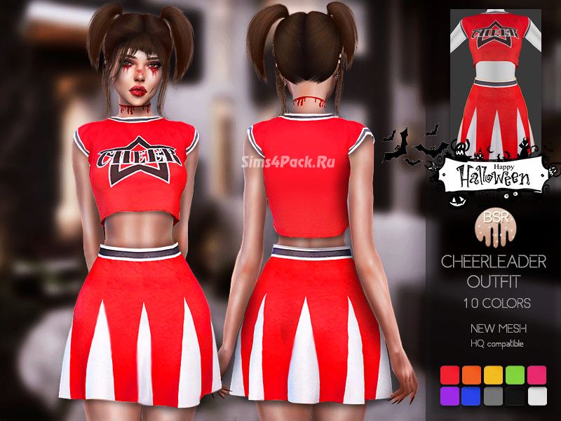 Костюм черлидерши "Cheerleader Outfit BD128"
