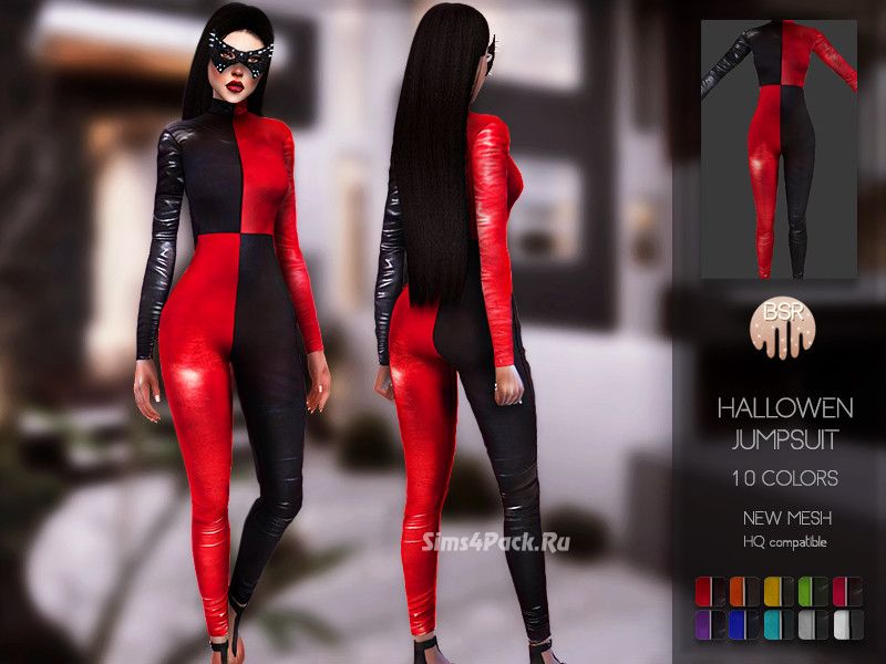 Костюм Харли Квинн "Hallowen Jumpsuit BD123"