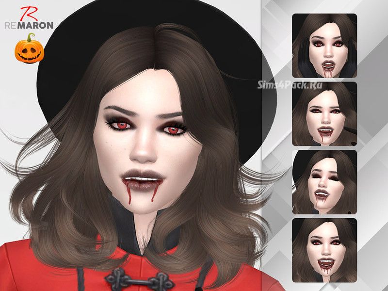 Грим вампира "Vampire Facepaint"