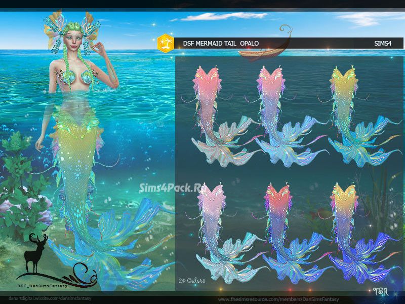 Хвост русалки "DSF MERMAID TAIL OPALO"