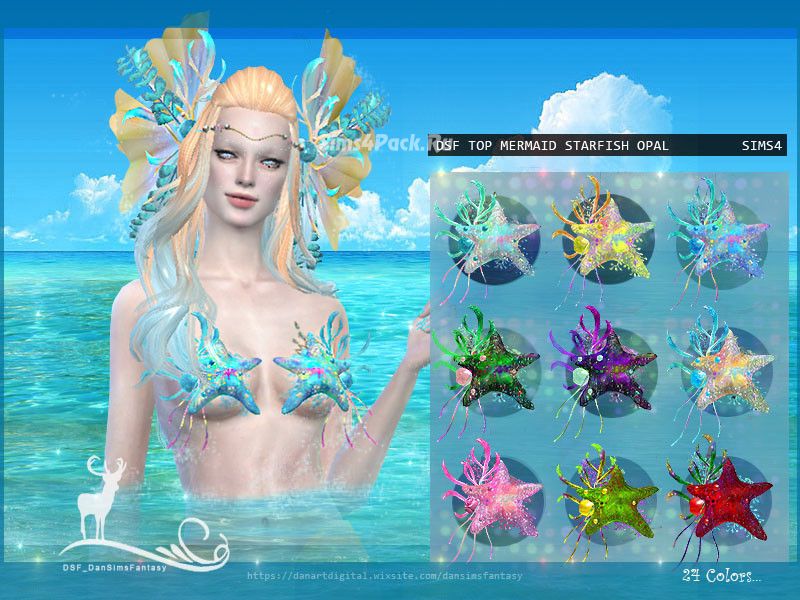 Топ русалки "DSF TOP MERMAID STARFISH OPAL"