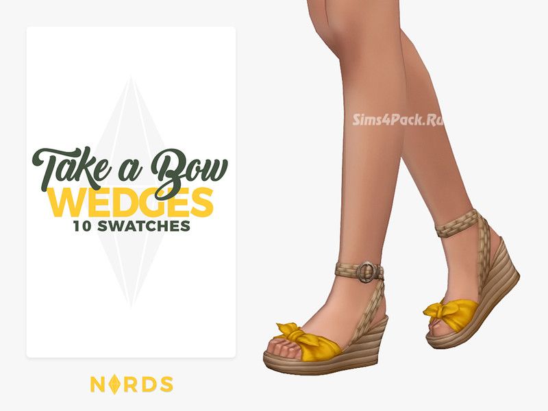 Босоножки "Take a Bow Wedges"