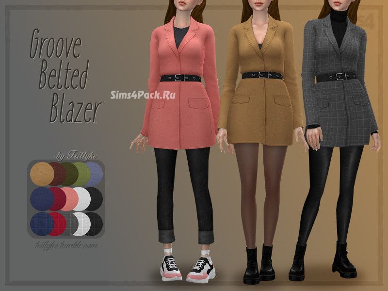 Блейзер "Groove Belted Blazer"