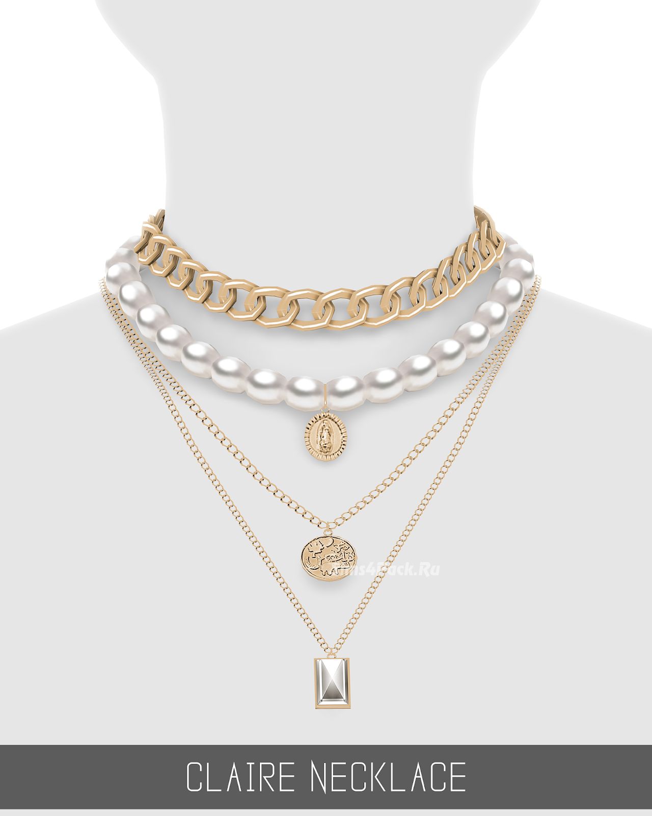 Комплект аксессуаров "CLAIRE NECKLACE"