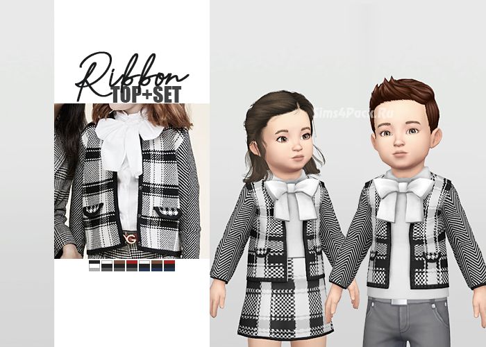 Одежда для тоддлеров "Ribbon Top + Set"