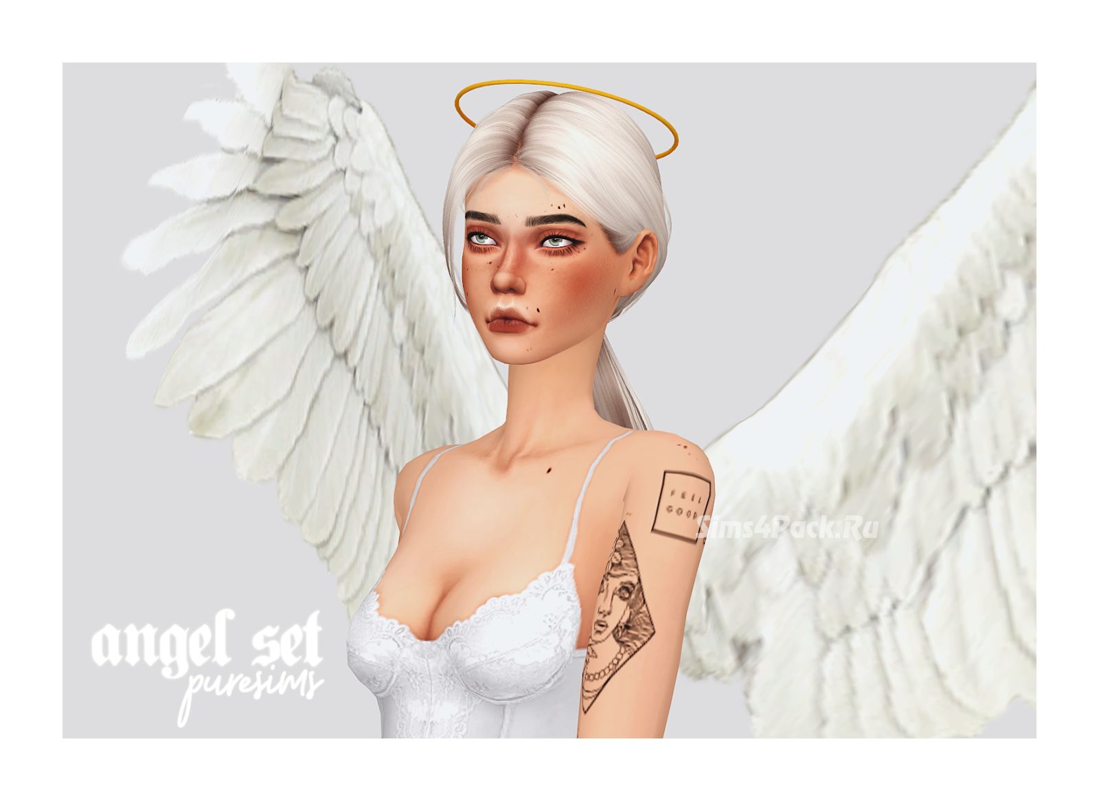 Нимб и крылья "ANGEL WINGS + HALO"