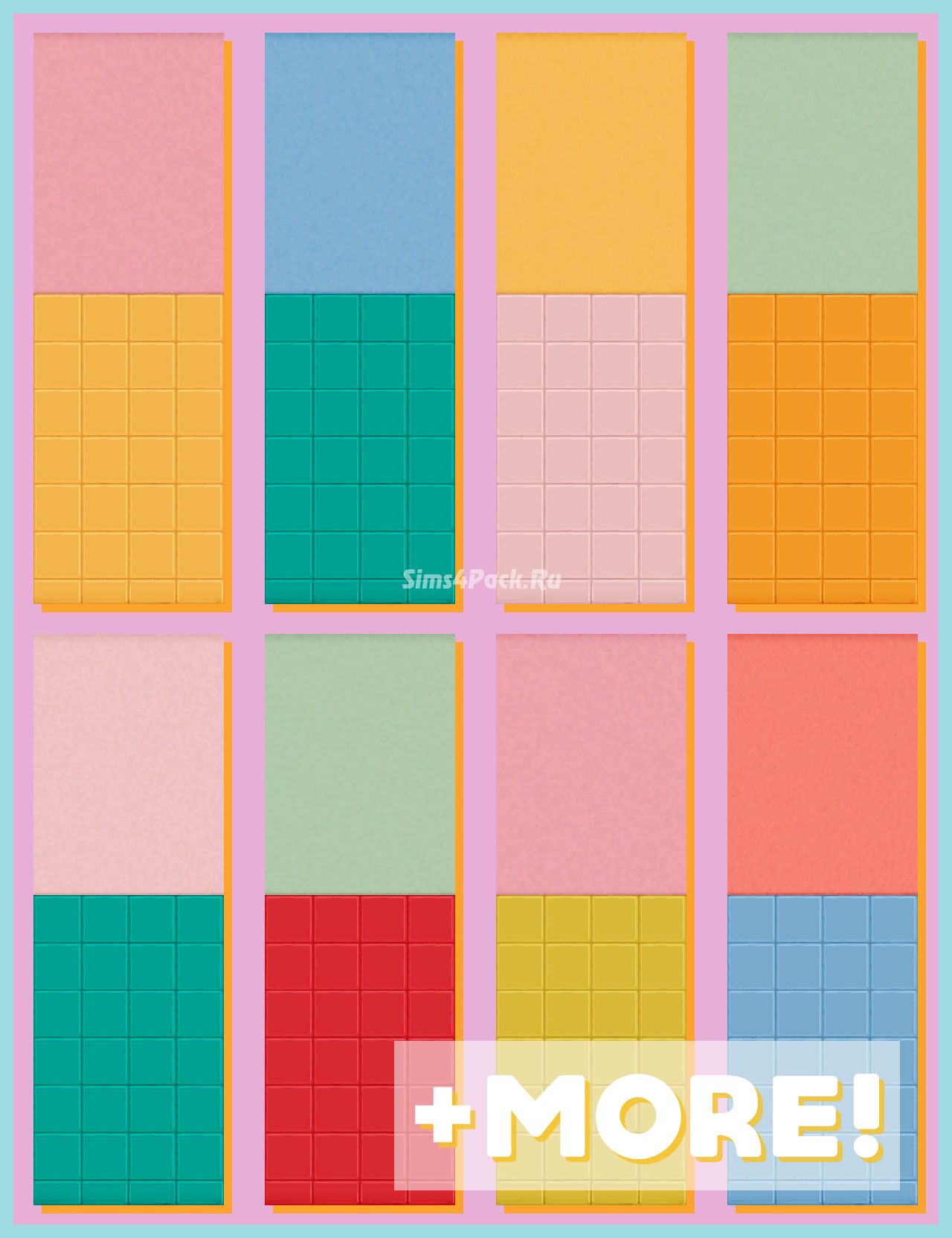 Настенная плитка и краска "colour POP!"