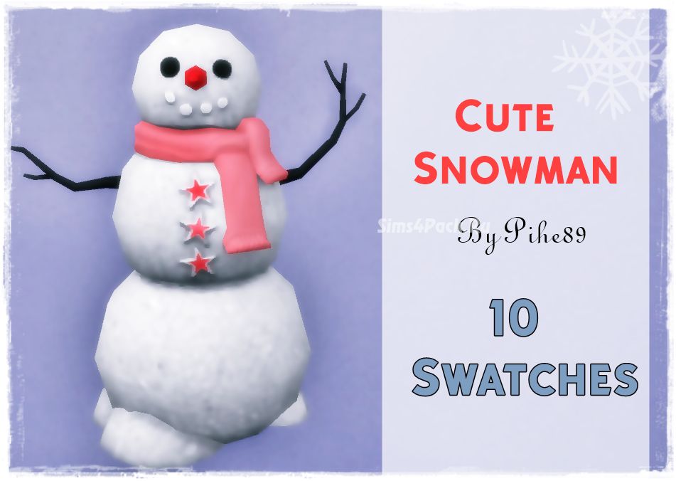 Снеговик "Friendly Decor Snowman"