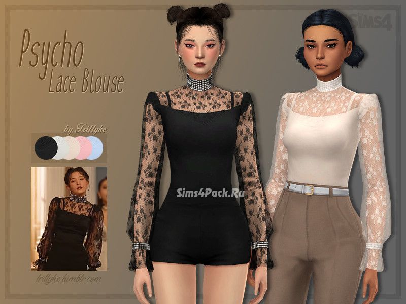 Блузка "Psycho Lace Blouse"