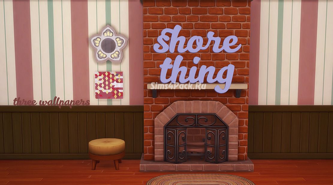 Набор настенных покрытий "shore thing wallpaper set"