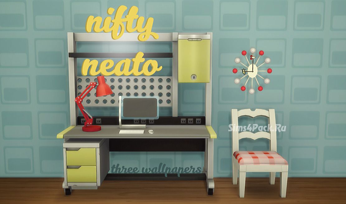 Набор настенных покрытий "nifty neato wallpaper set"