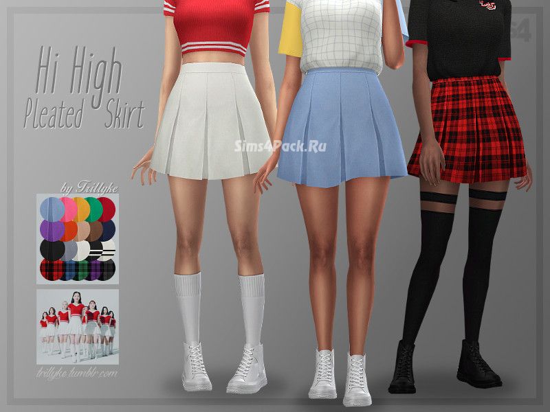 Юбка "Hi High Pleated Skirt"