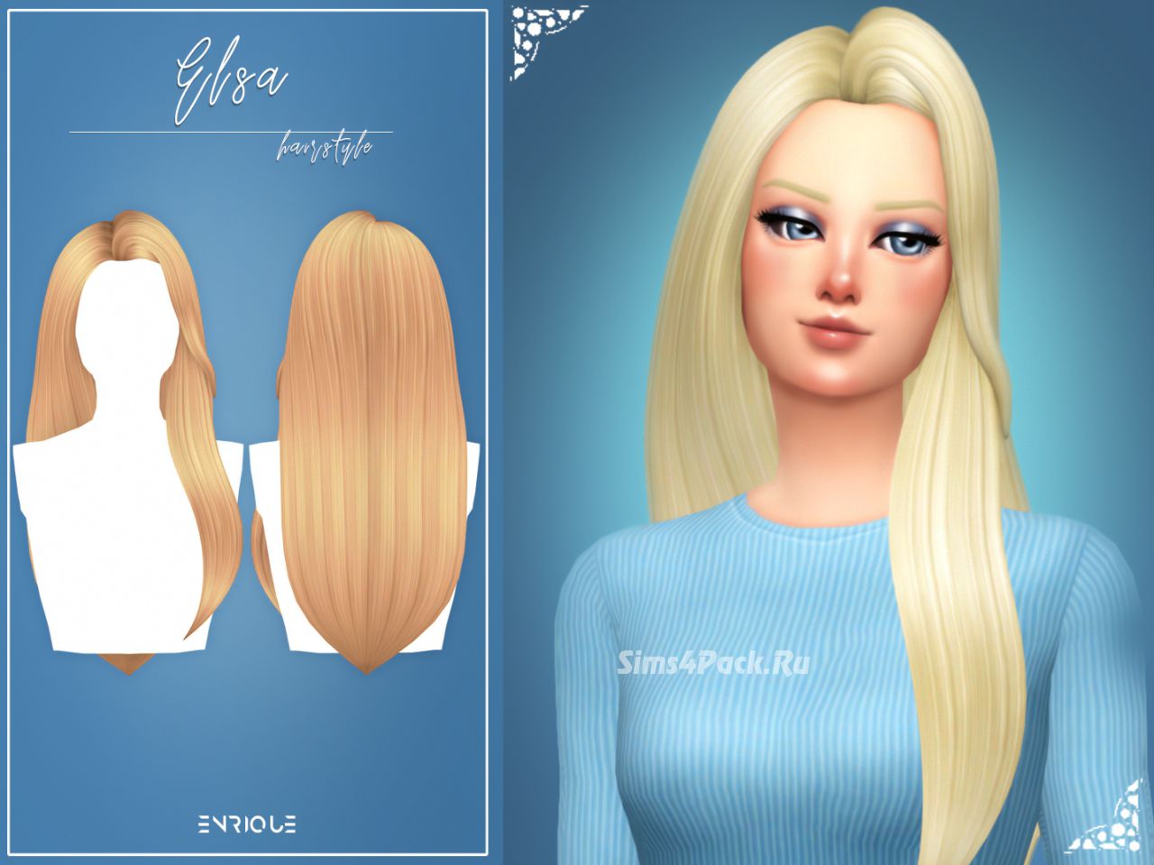 Женская прическа "Elsa Hairstyle"