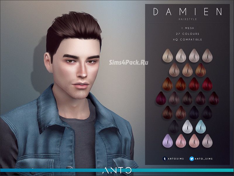 Мужская прическа "Damien"