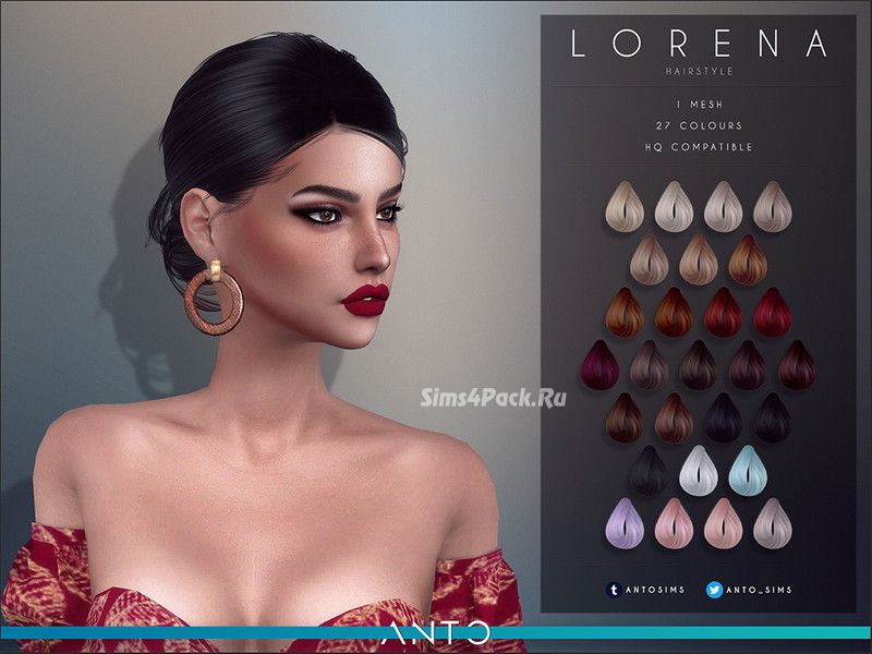 Женская прическа "Lorena"