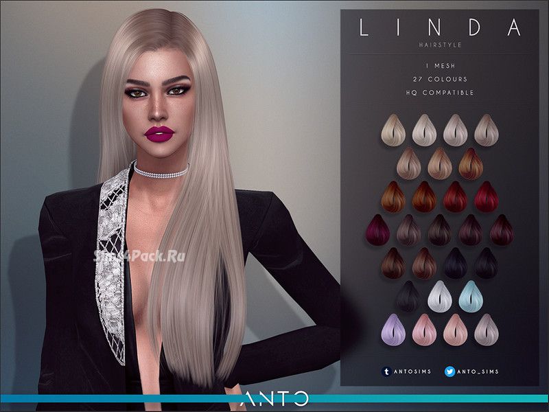 Женская прическа "Linda"