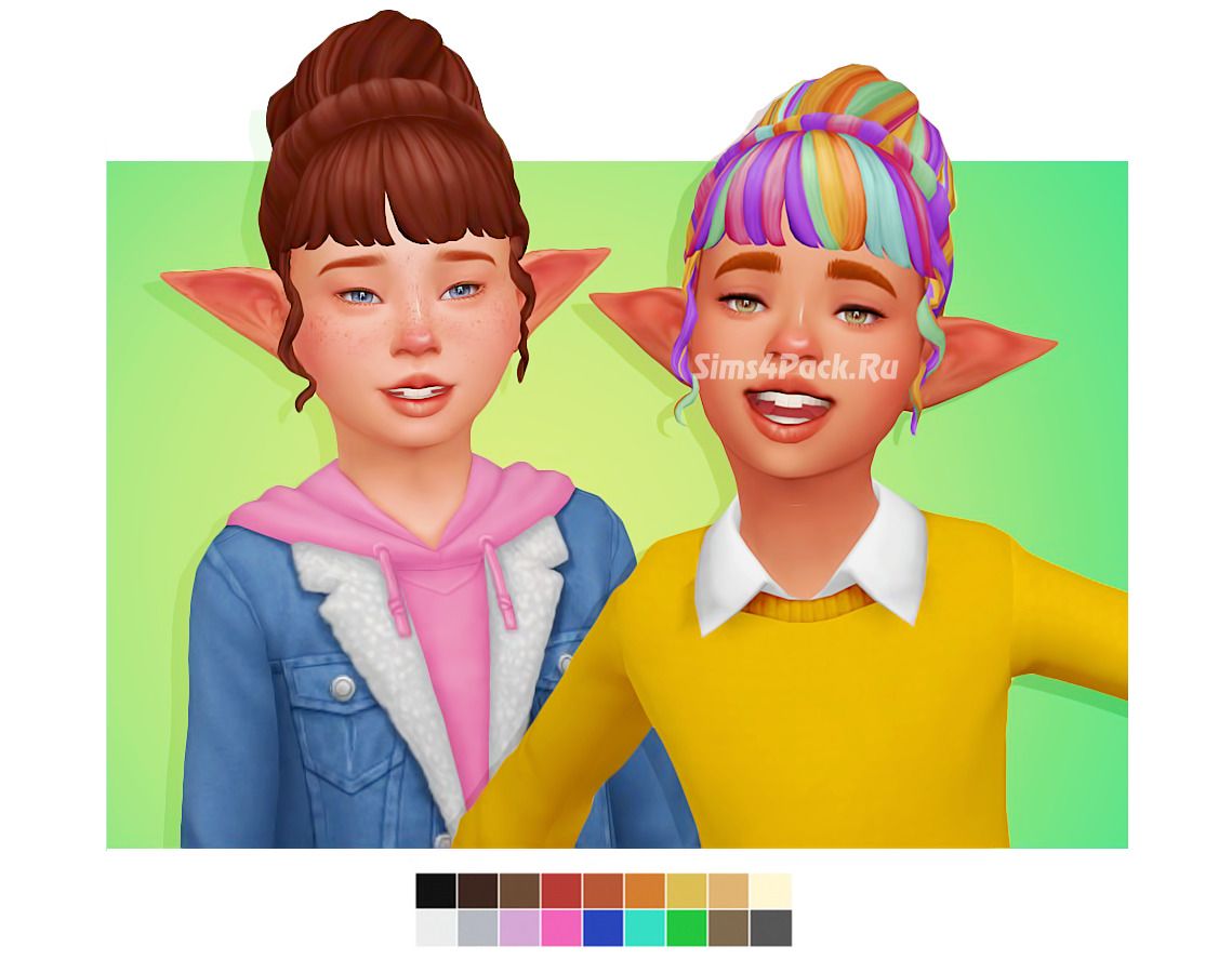 Детская прическа "BUBBLEGUM HAIR CONVERSION"