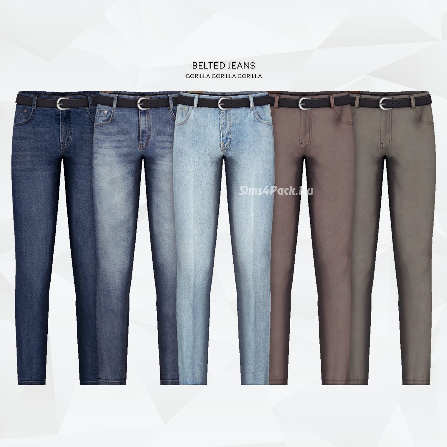Джинсы "Belted Jeans"