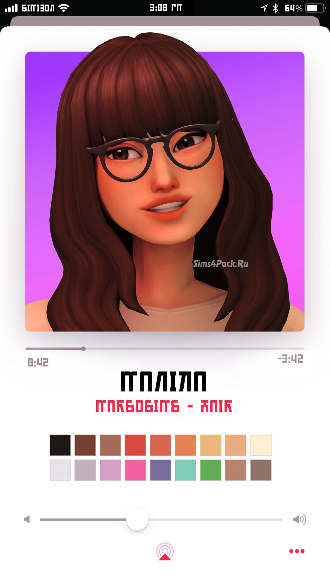 Женская прическа "manika hair"