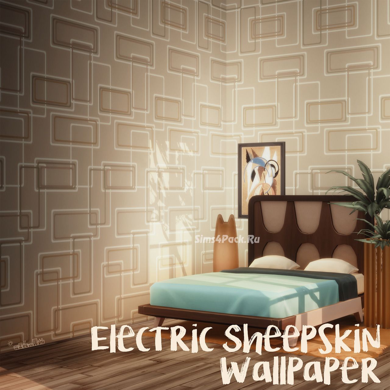 Обои "ELECTRIC SHEEPSKIN WALLPAPER"