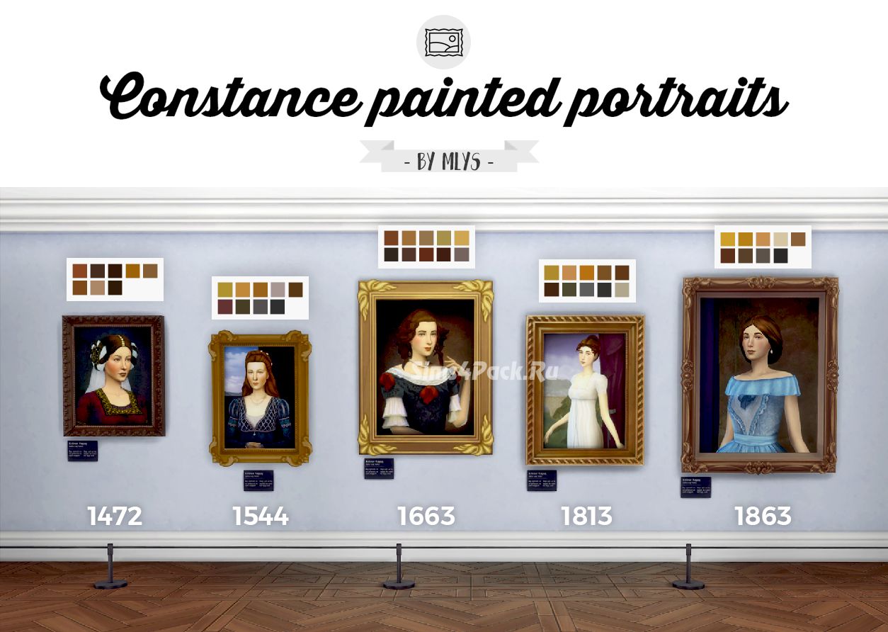 Набор картин "Constance Painted Portraits (1472-1863)"