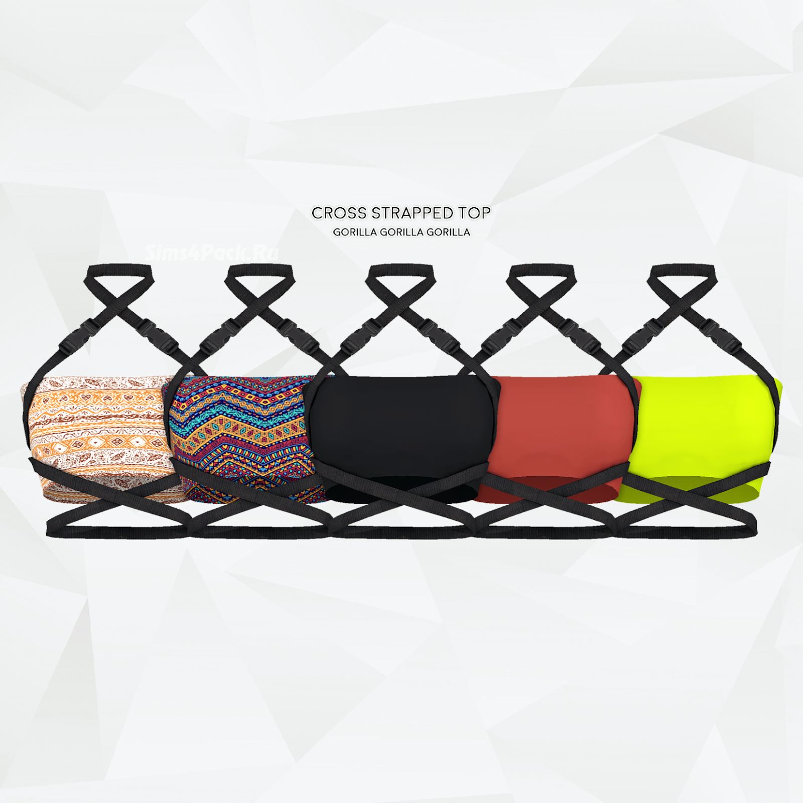 Топ "Cross Strapped Top"