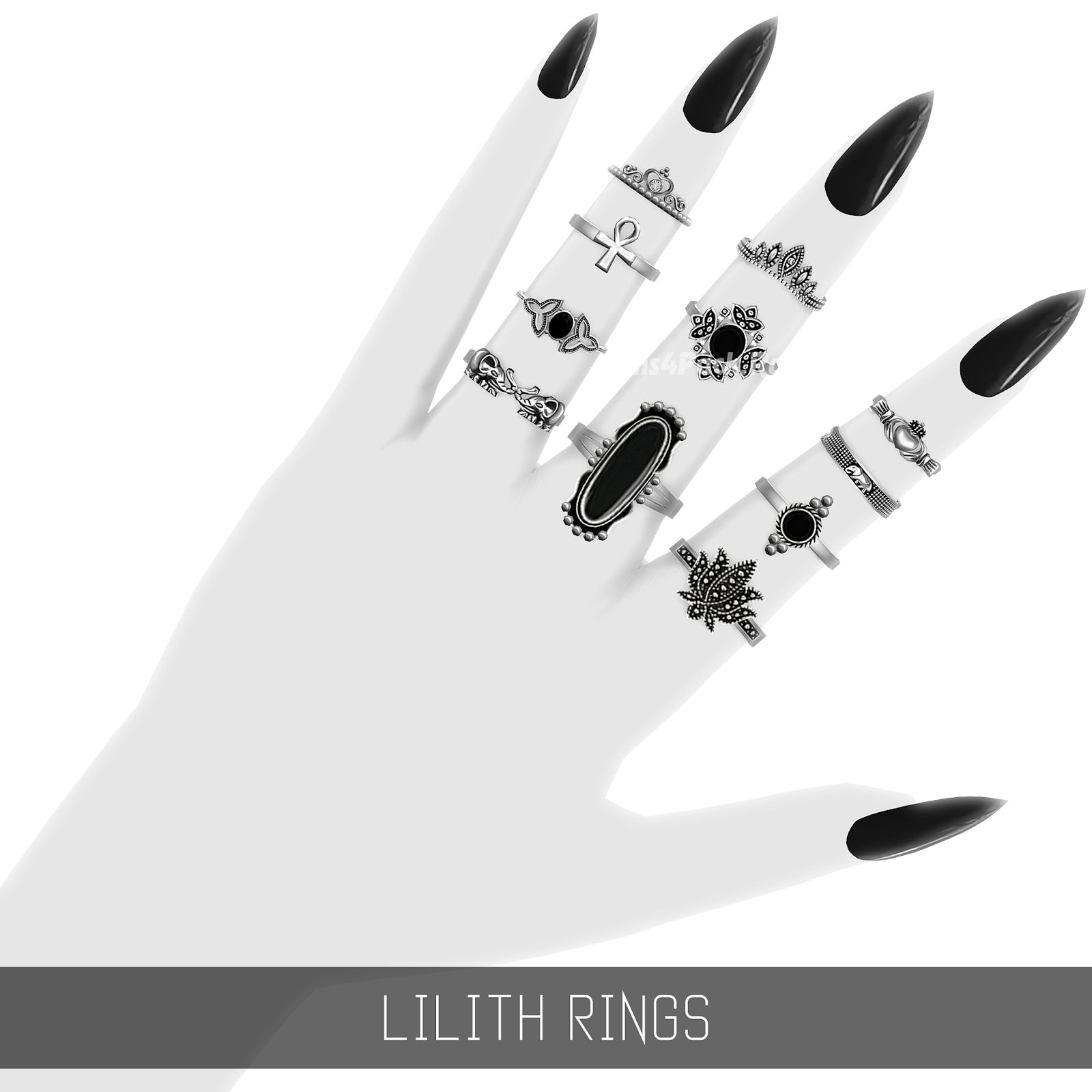 Комплект колец "LILITH RINGS"