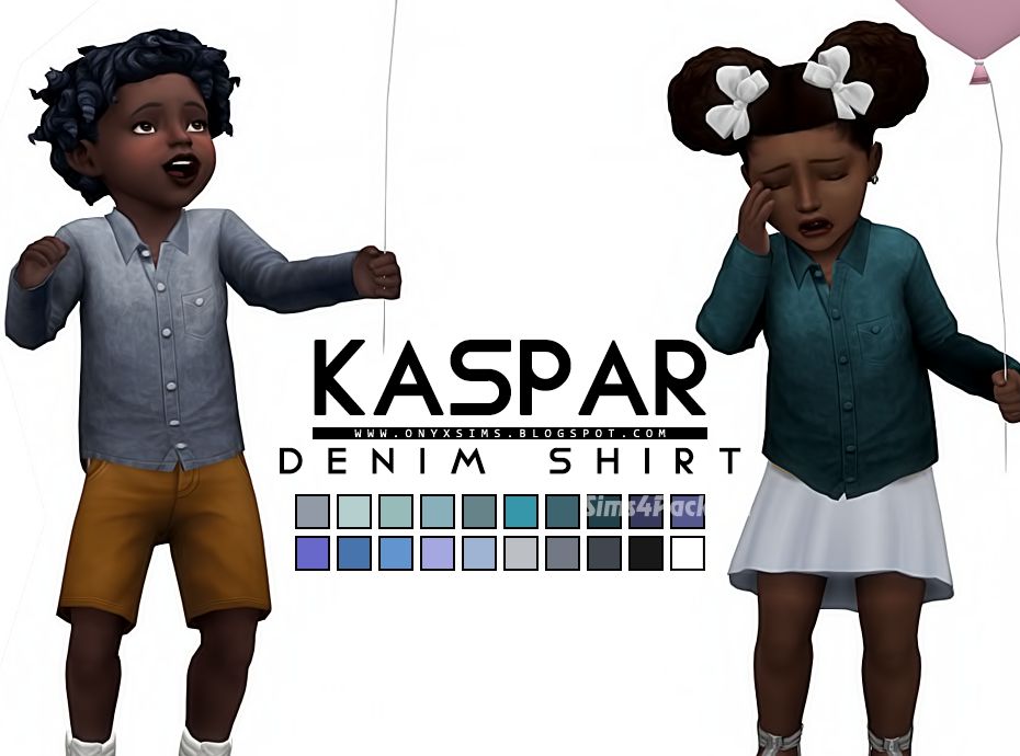 Рубашка "KASPAR DENIM TOP"