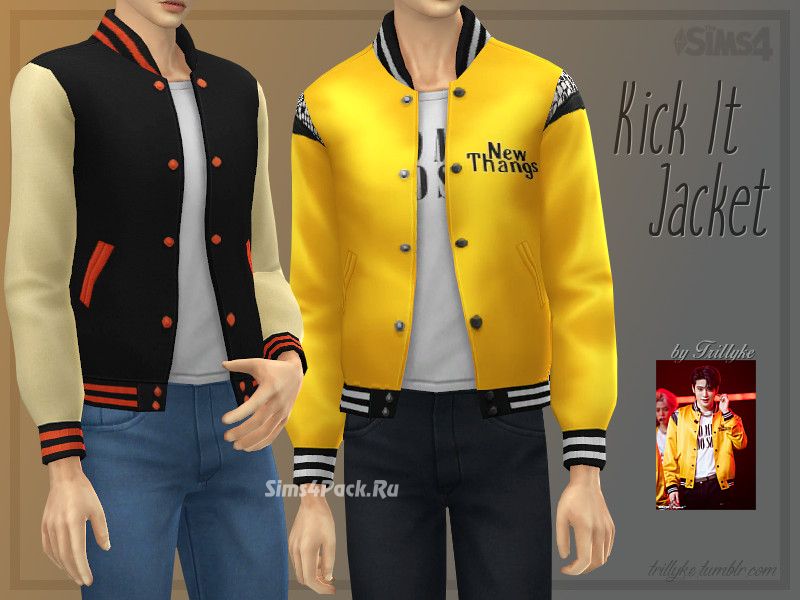 Бомбер и футболка "Kick It Jacket"