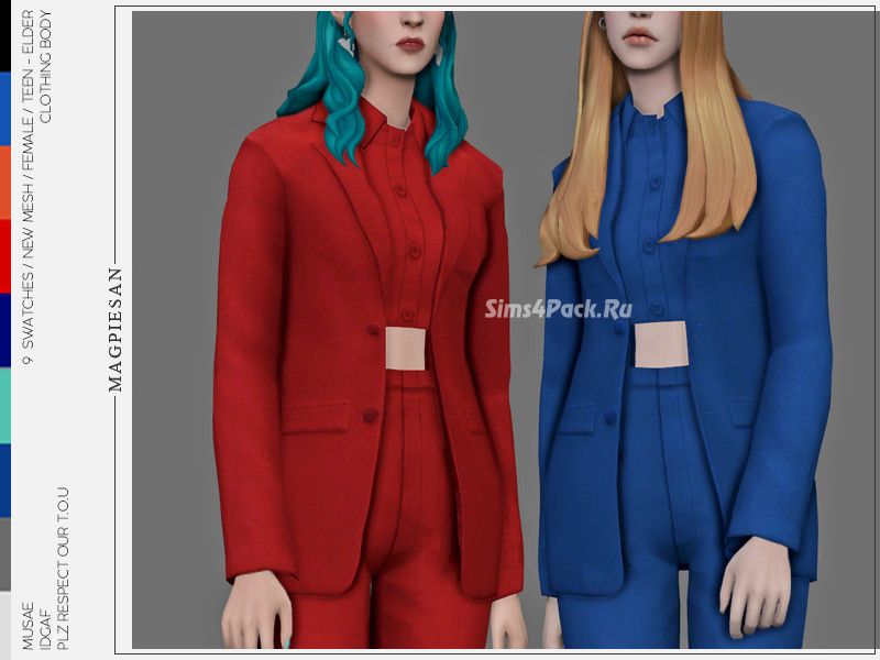 Женский костюм "Colorful Suits"