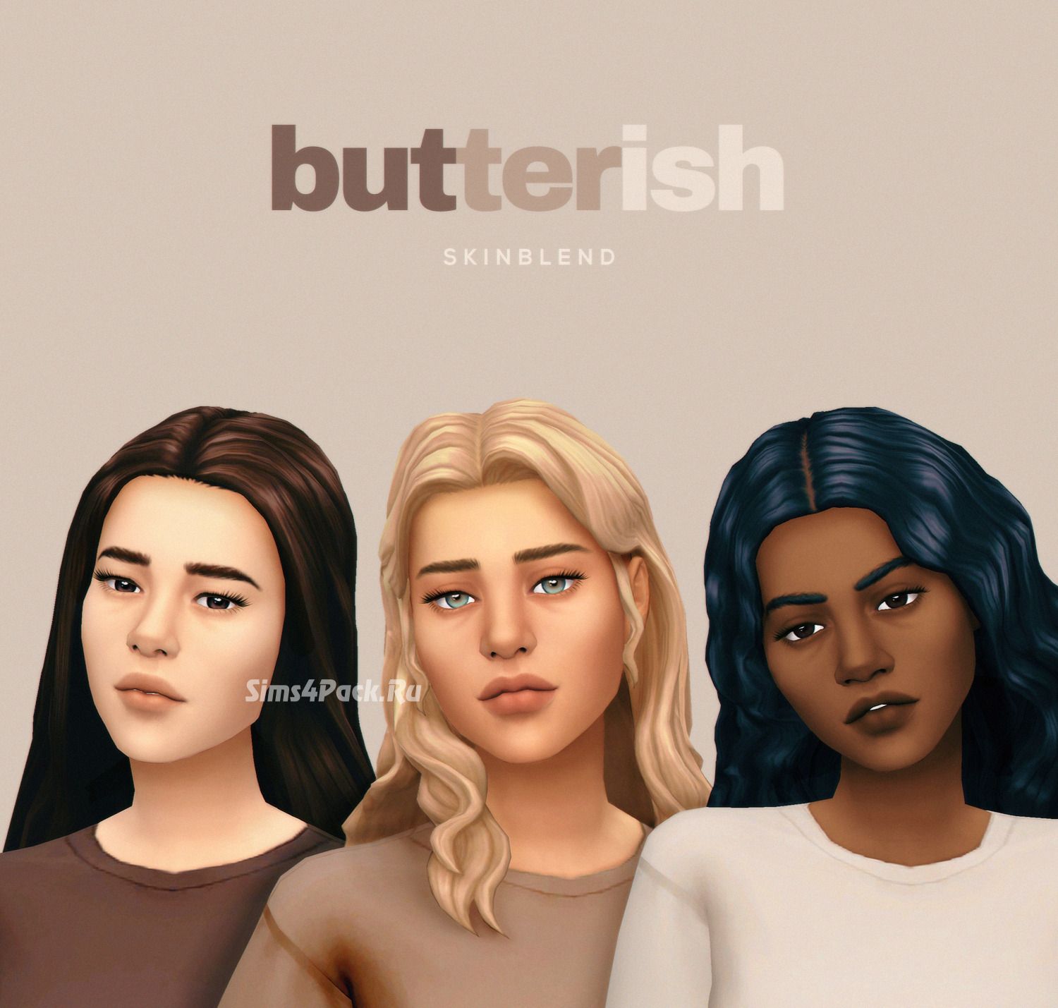 Скин лица "butterish"
