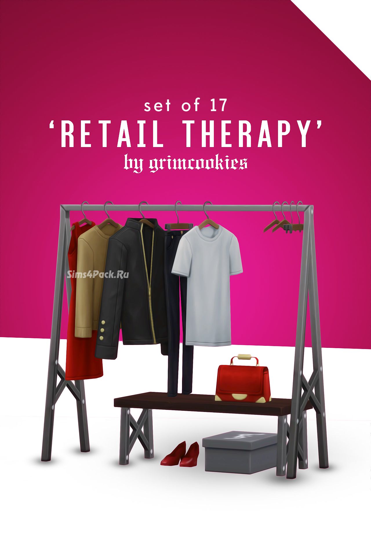 Сет для гардеробной комнаты "RETAIL THERAPY"