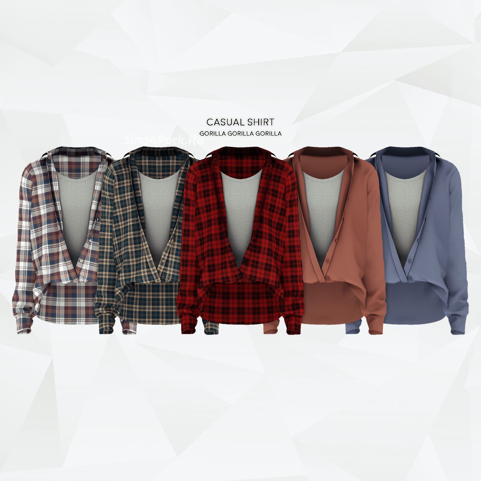 Рубашка и майка "Casual Shirt AM"