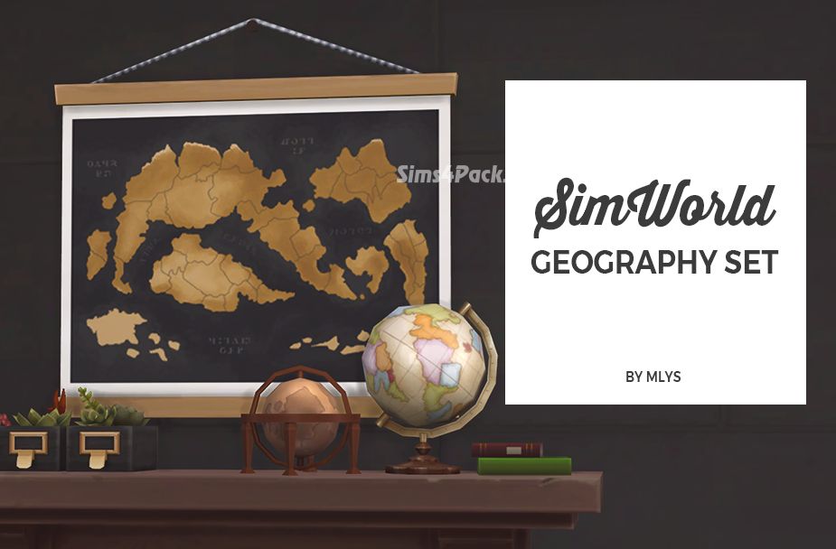 Карта и глобус "Geography set"