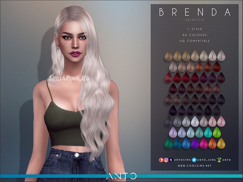 Женская прическа "Brenda"