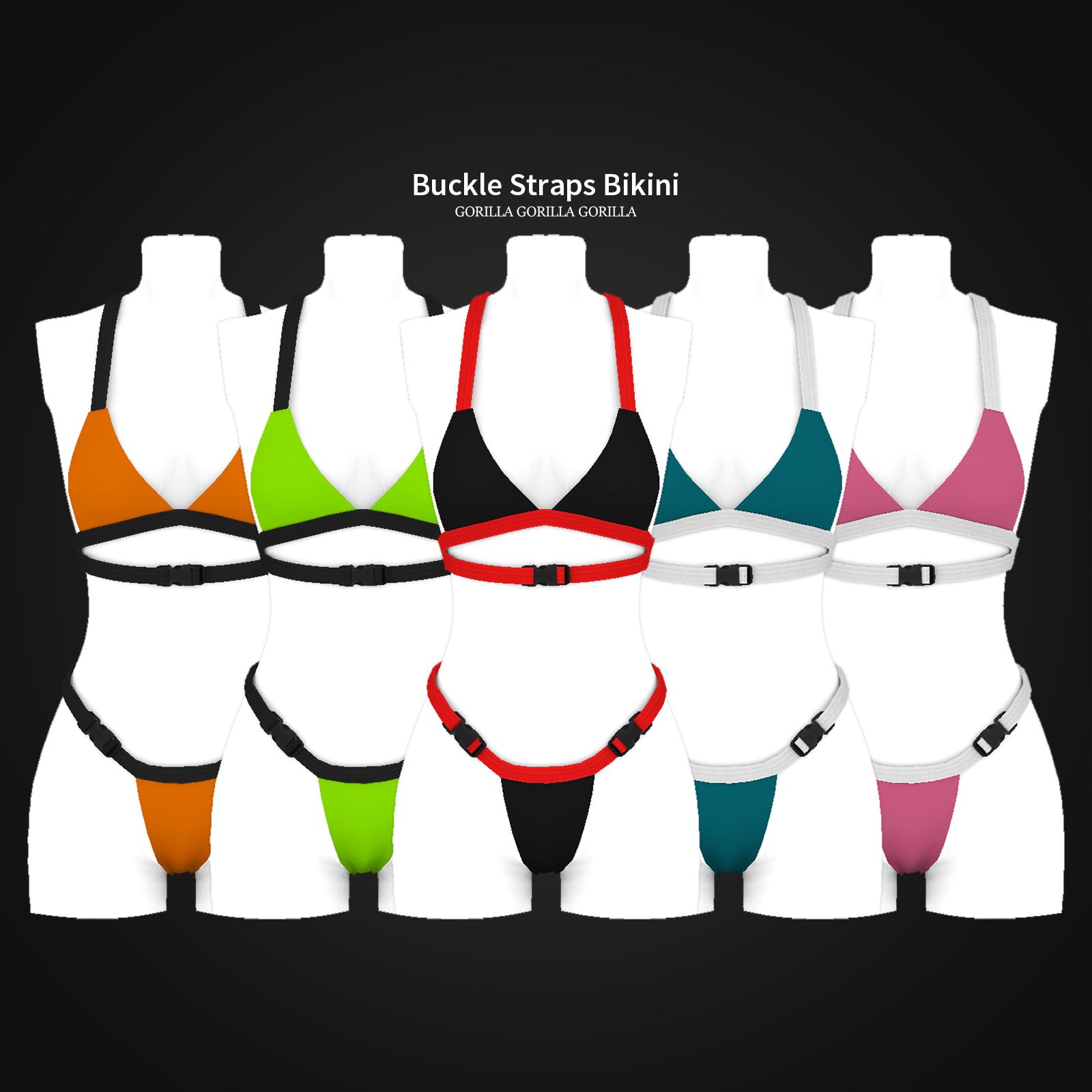 Купальник "Buckle Straps Bikini"