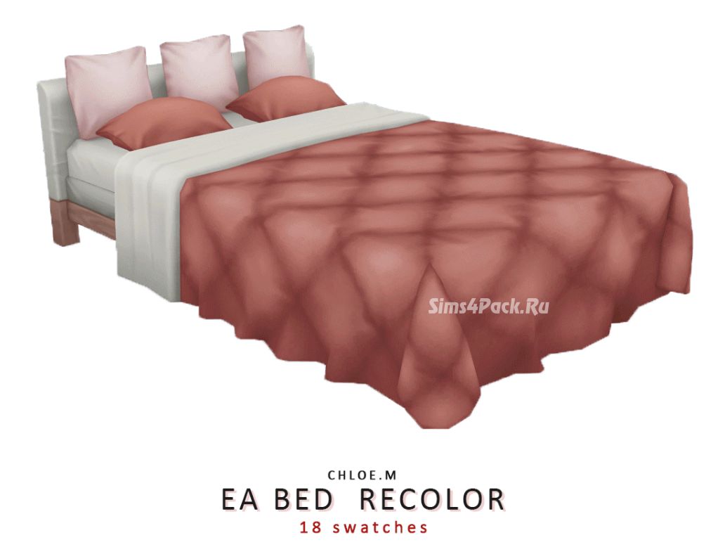 Кровать "ChloeM-EA Bed Recolor"