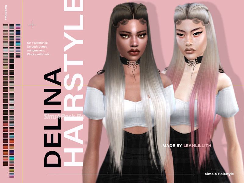 Прическа "Delina Hairstyle"