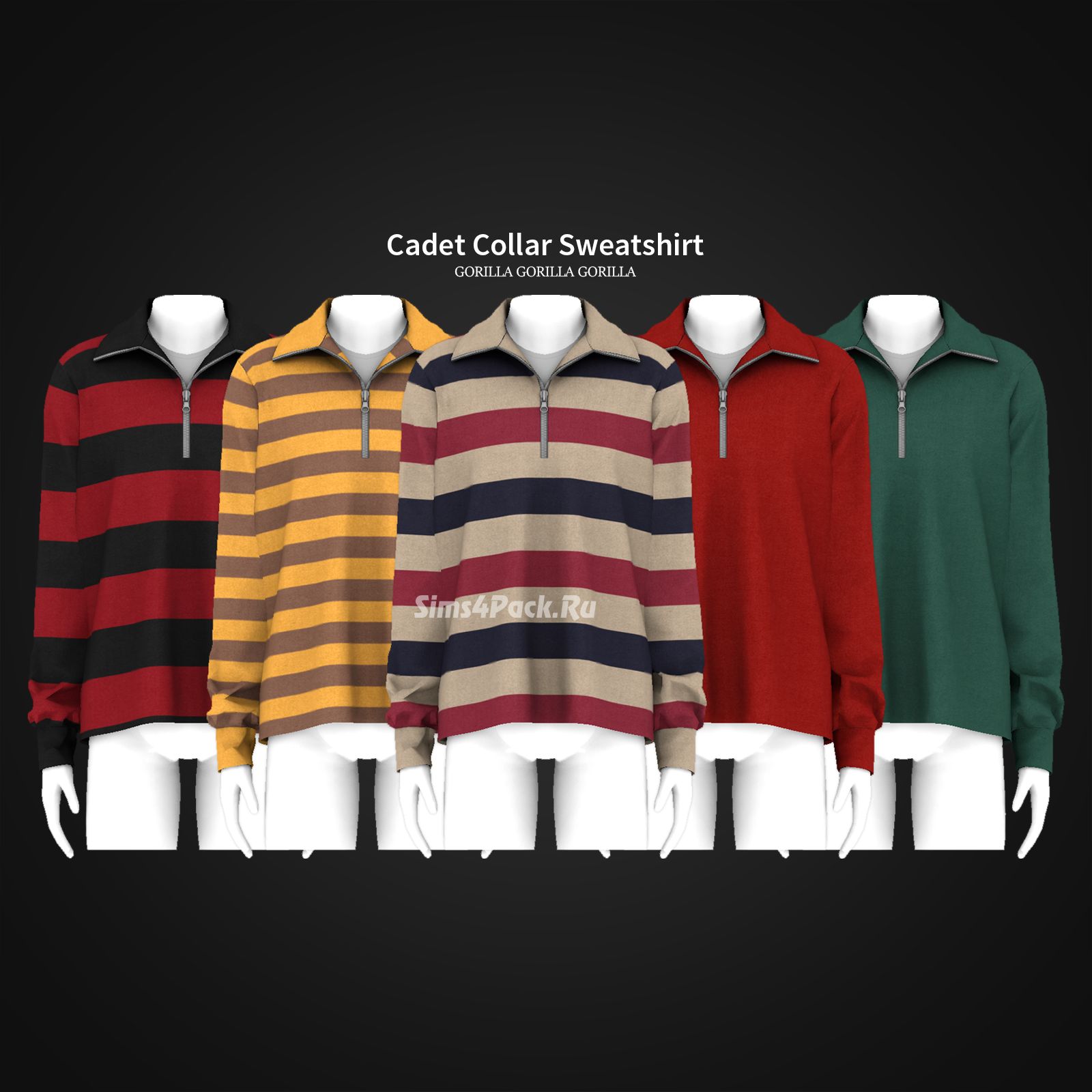 Кофта "Cadet Collar Sweatshirt"