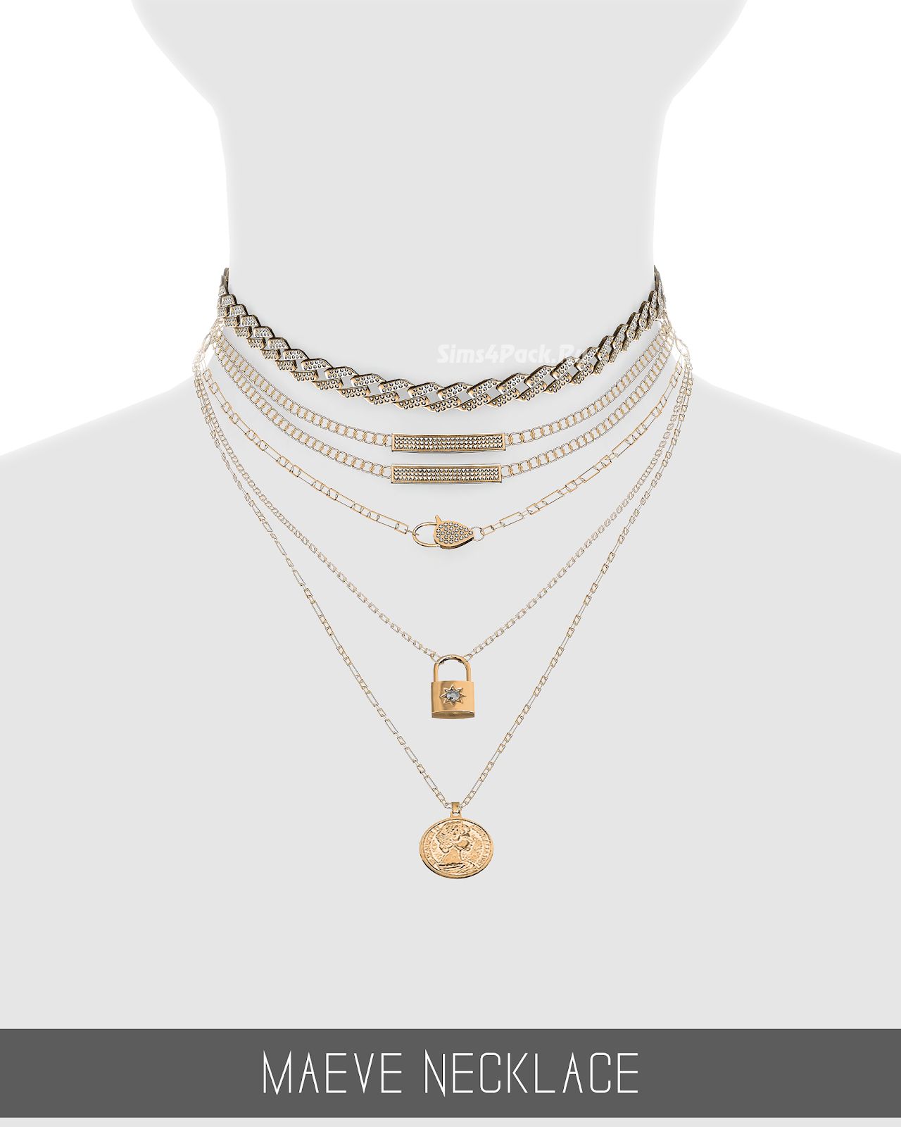Комплект украшений "MAEVE NECKLACE"