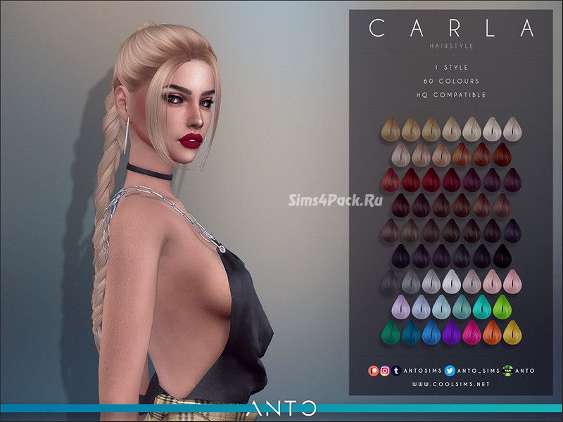 Женская прическа "Carla"