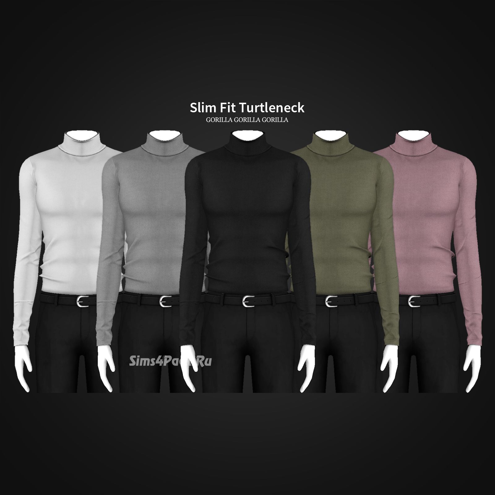 Водолазка и брюки "Slim Fit Turtleneck"