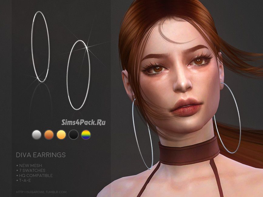 Серьги "Diva earrings"
