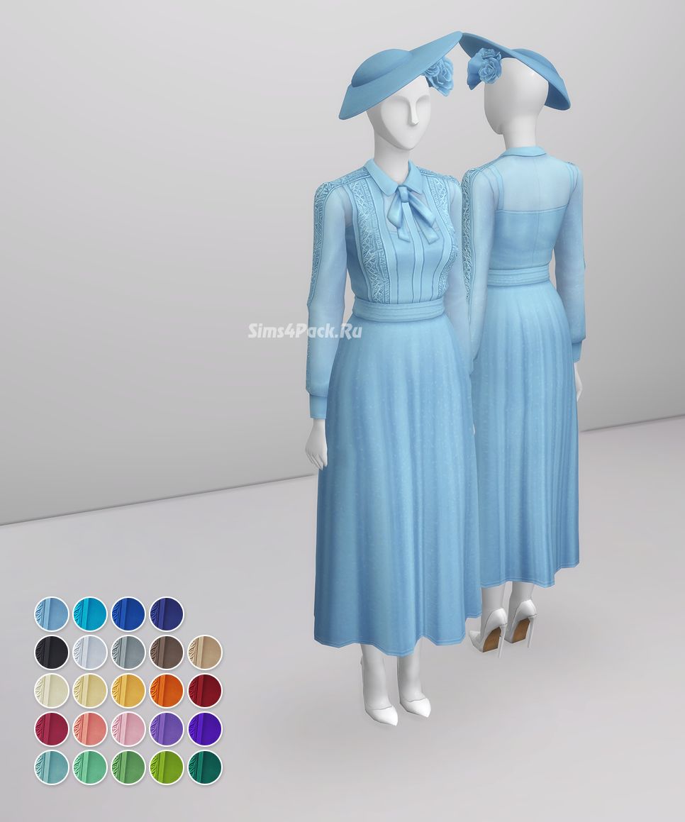 Платье "Duchess of Blue"