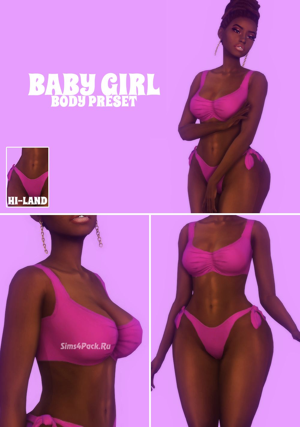 Пресет тела "BABY GIRL BODY PRESET"