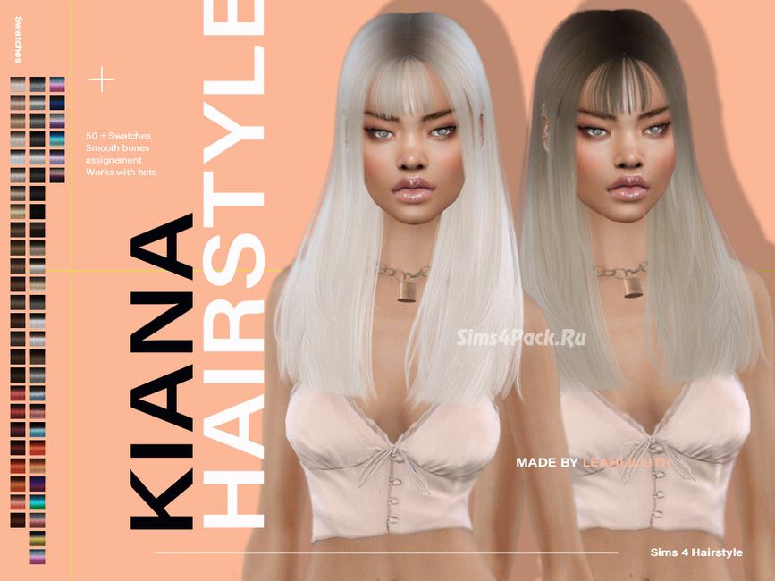 Прическа "Kiana Hairstyle"